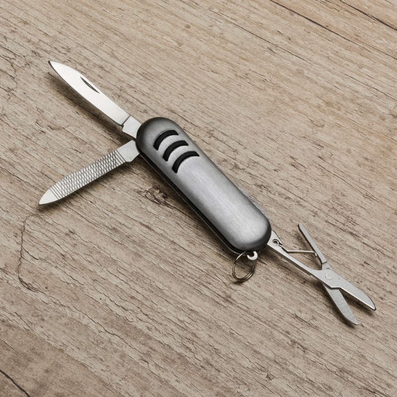 Foto S11395 - Mini canivete 3 funções chaveiro