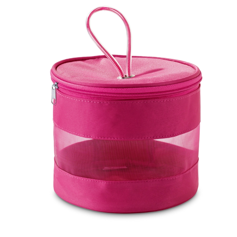 Foto Bolsa de cosméticos personalizada rosa