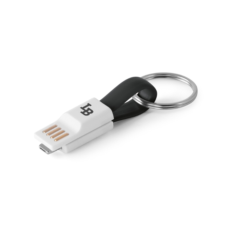 Foto S97152 - Cabo USB com conector 2 em 1 personalizado