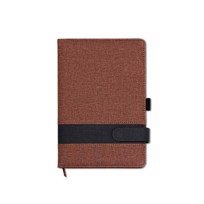 Foto Caderneta PU personalizada marrom