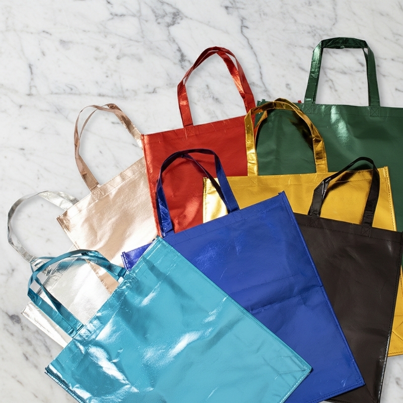 Foto Sacola Metalizada personalizada pra eventos
