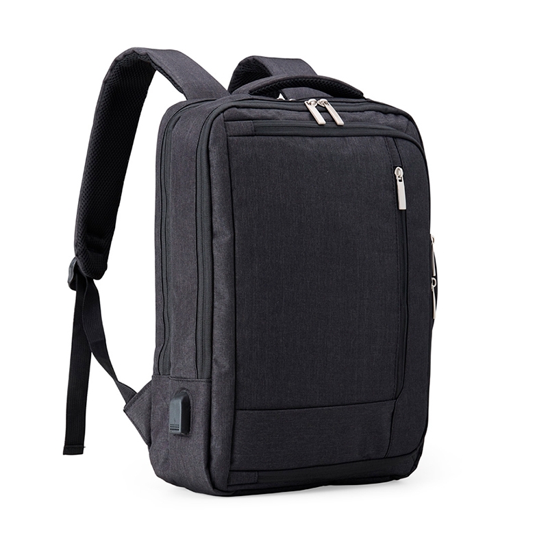 Foto Mochila Poliéster Personalizada Preta