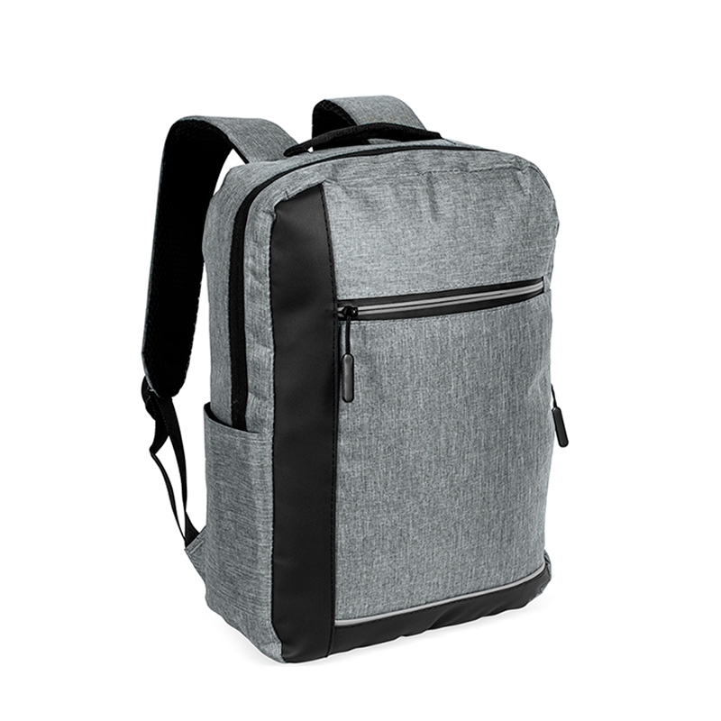 Foto Mochila Poliéster Personalizada Cinza