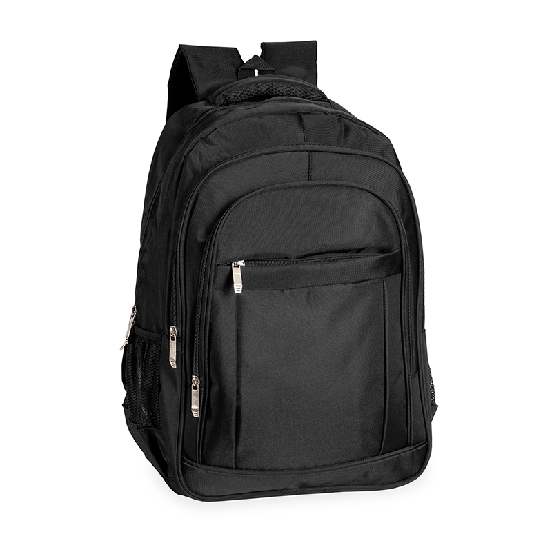 Foto Mochila Poliéster Preta para Brinde