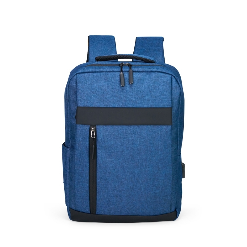 Foto Mochila Nylon Oxford Personalizada Azul