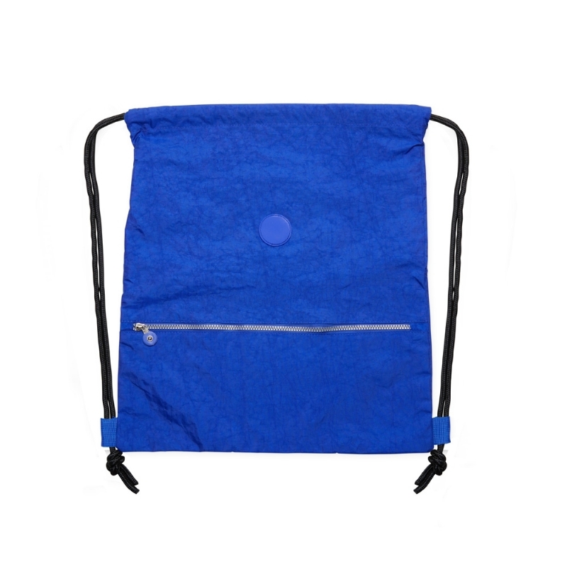 Foto Mochila Saco Nylon Impermeável Azul