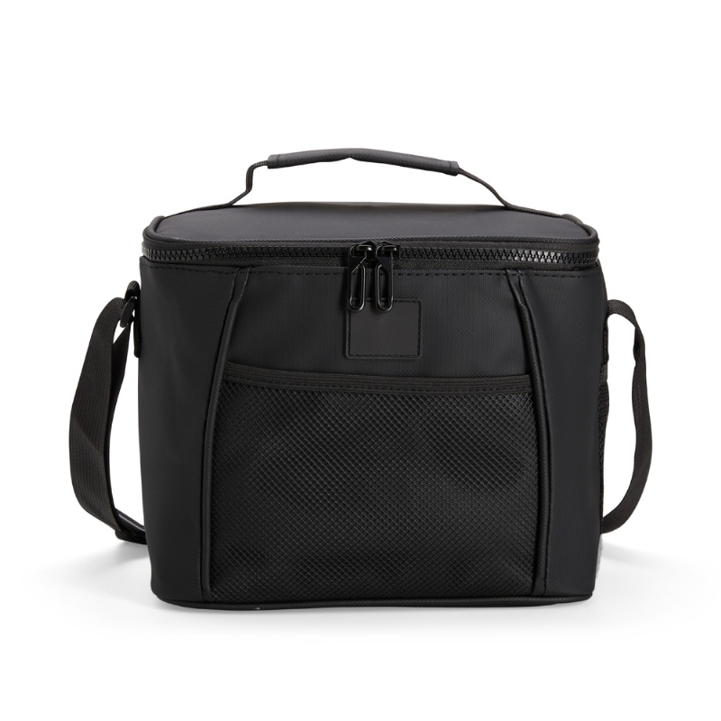 Foto Bolsa Térmica Poliéster e PVC Personalizada Preta