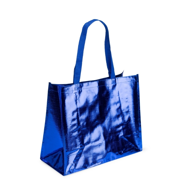 Foto Sacola Metalizada Personalizada Azul