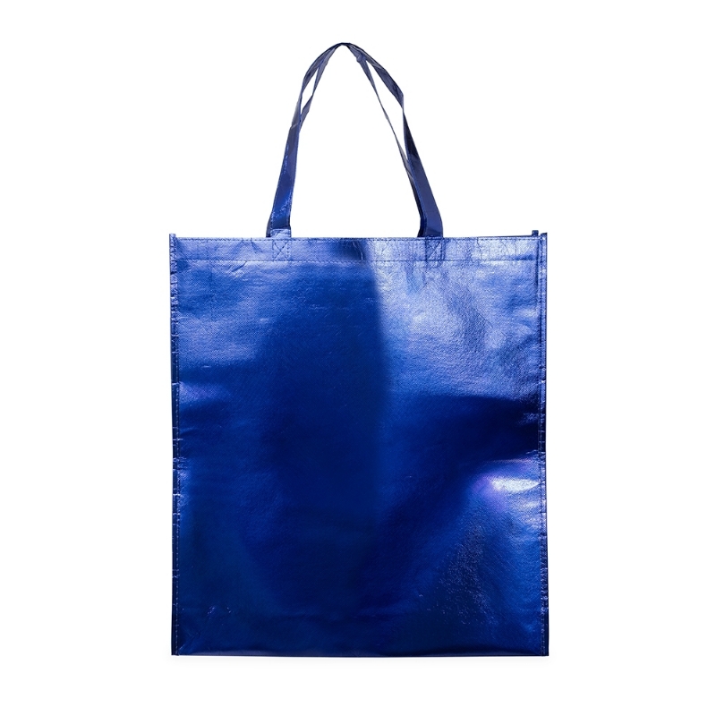 Foto Sacola TNT Metalizado Personalizada Azul