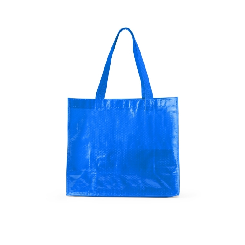 Foto Sacola Plástica Personalizada Azul