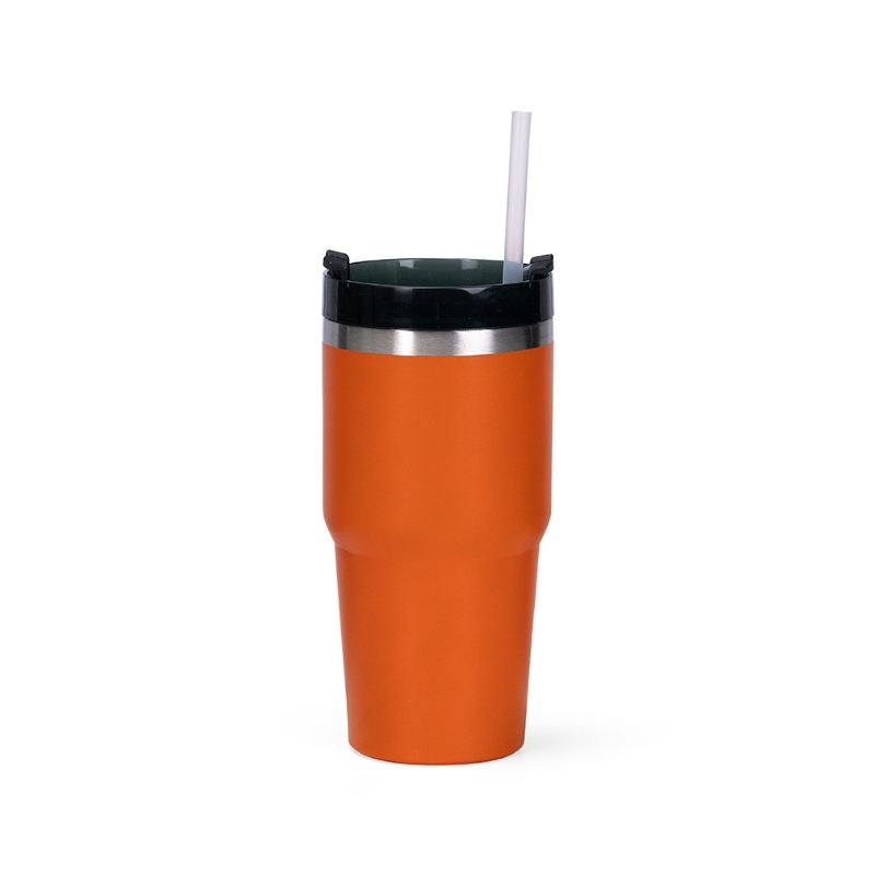 Foto Copo Térmico Inox Personalizado Laranja