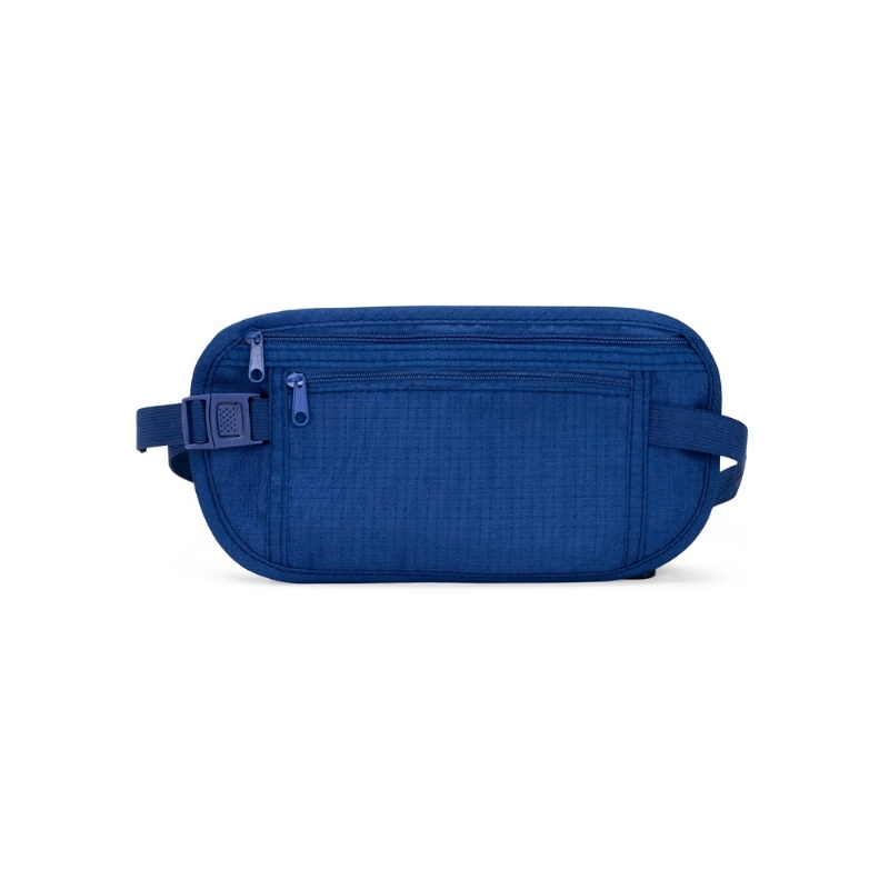Foto Pochete Doleira Nylon Personalizada Azul
