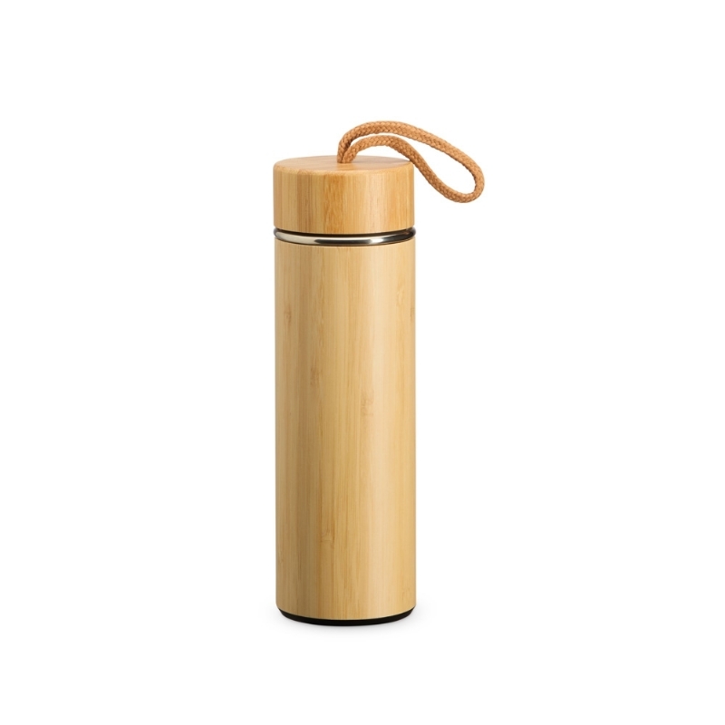 Foto Garrafa Térmica Bambu Personalizada