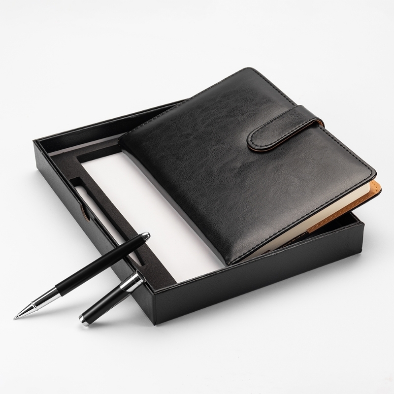 Foto Kit Executivo Couro Caneta Metal Personalizado