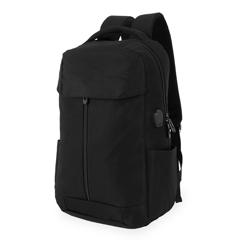 Foto Mochila Poliéster Personalizada Preta