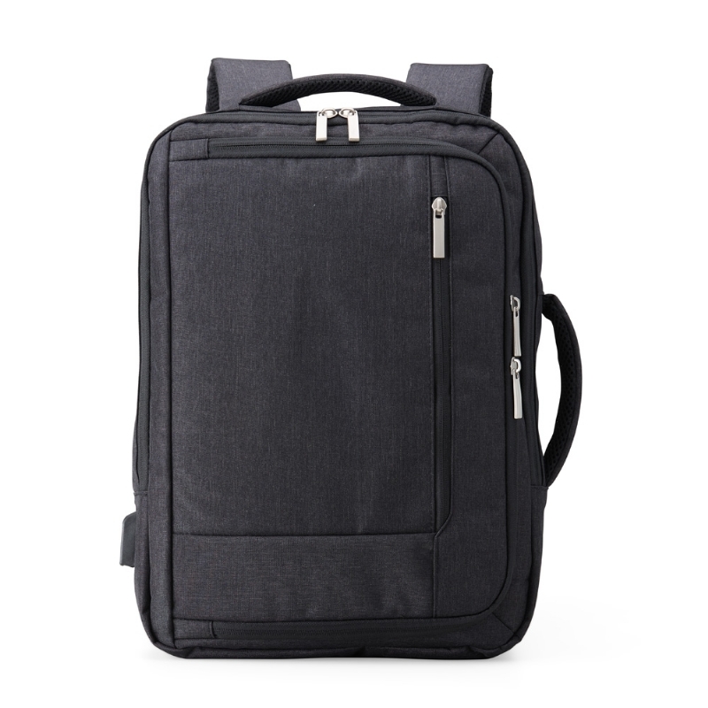 Foto Mochila Poliéster Personalizada Preta