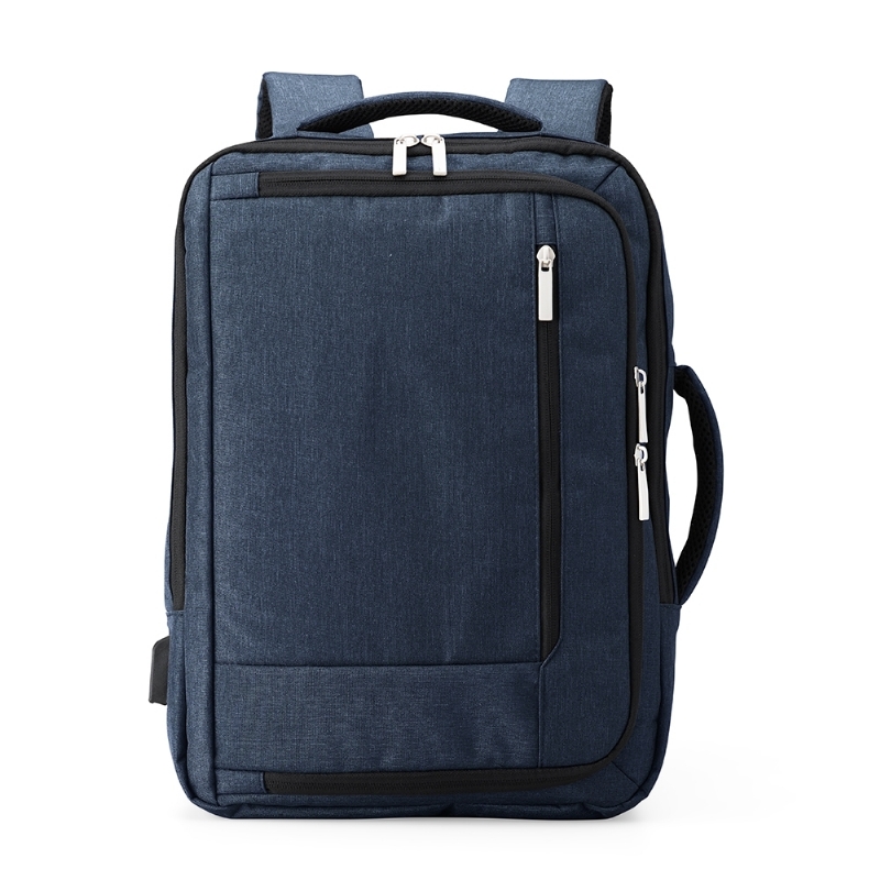 Foto Mochila Poliéster Personalizada Azul
