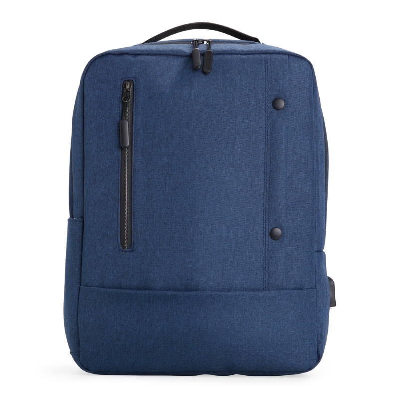Foto Mochila Nylon Personalizada Azul