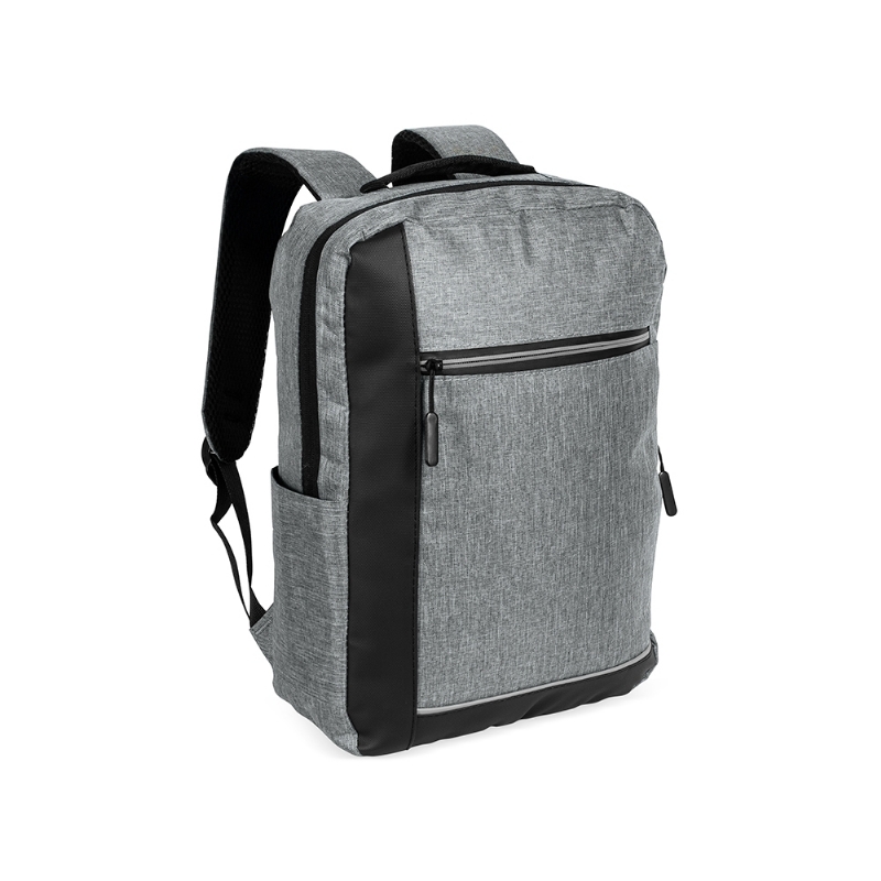 Foto Mochila Poliéster Personalizada Cinza