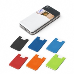 Foto S93320 - Porta cartões para celular silicone personalizado