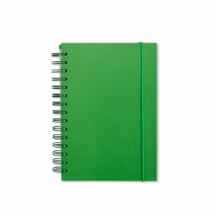 Foto Caderno personalizados em  papel couchê cor verde
