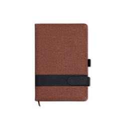 Foto Caderneta PU personalizada marrom
