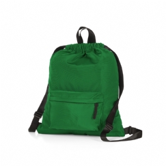 Foto Mochila saco poliéster personalizada verde