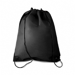 Foto Saco Mochila TNT Personalizada Preta