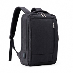 Foto Mochila Poliéster Personalizada Preta