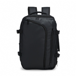 Foto Mochila Expansível Personalizada Preta