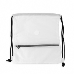 Foto Sacochila Nylon Personalizada Branca