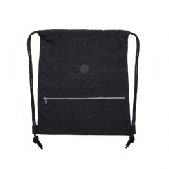 Foto Sacochila Nylon Personalizada Preta