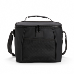 Foto Bolsa Térmica Poliéster e PVC Personalizada Preta