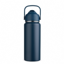 Foto Garrafa Térmica Inox Personalizada Azul