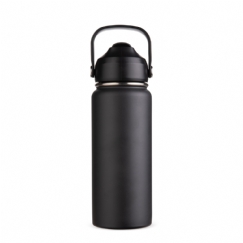 Foto Garrafa Térmica Inox Personalizada Preta