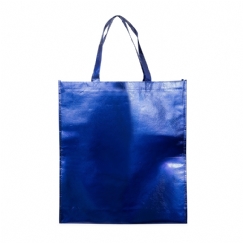 Foto Sacola TNT Metalizado Personalizada Azul