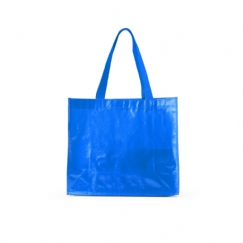 Foto Sacola Plástica Personalizada Azul
