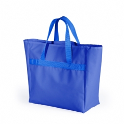 Foto Sacola Nylon Azul Personalizada Para Brinde
