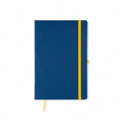 Foto Caderneta Pauta Personalizada Capa Azul