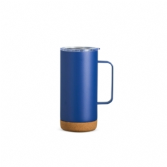 Foto Caneca Térmica Inox Personalizada Azul