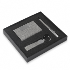 Foto Kit Executivo Personalizado Corporativo Cinza