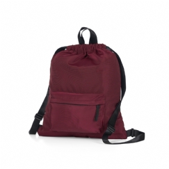 Foto Mochila saco poliéster personalizada vermelha
