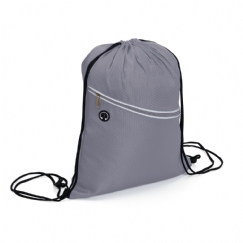 Foto Sacochila personalizada laranja cinza