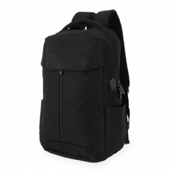 Foto Mochila Poliéster Personalizada Preta