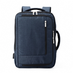 Foto Mochila Poliéster Personalizada Azul