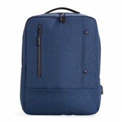 Foto Mochila Nylon Personalizada Azul