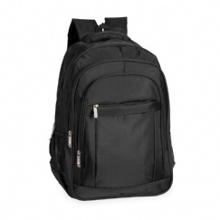 Foto Mochila Poliéster Preta para Brinde