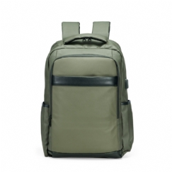 Foto Mochila Couro Sintético Personalizada Verde