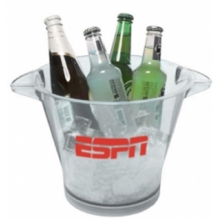 Foto S403 - Balde de gelo acrílico transparente personalizado